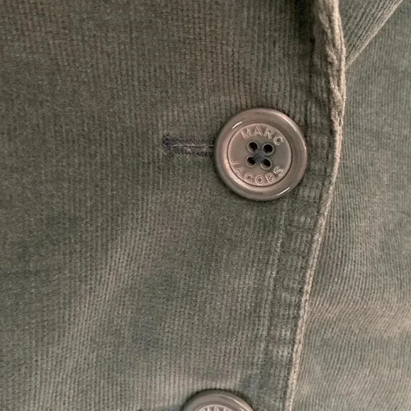 Marc Jacobs Turquoise Corduroy Jacket - Picture 4 of 4